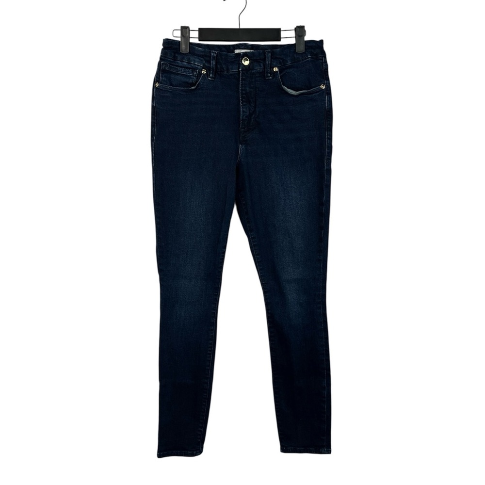 Good American Women's Skinny Jeans - Dark Blue